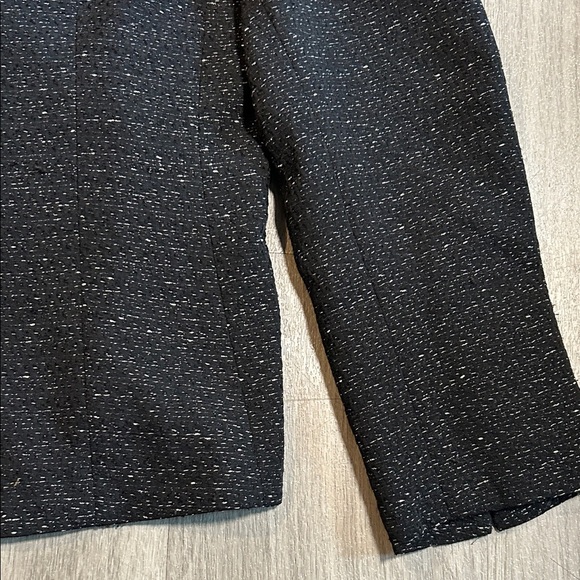 Le Suit Women's Black Textured Blazer - Picture 4 of 13